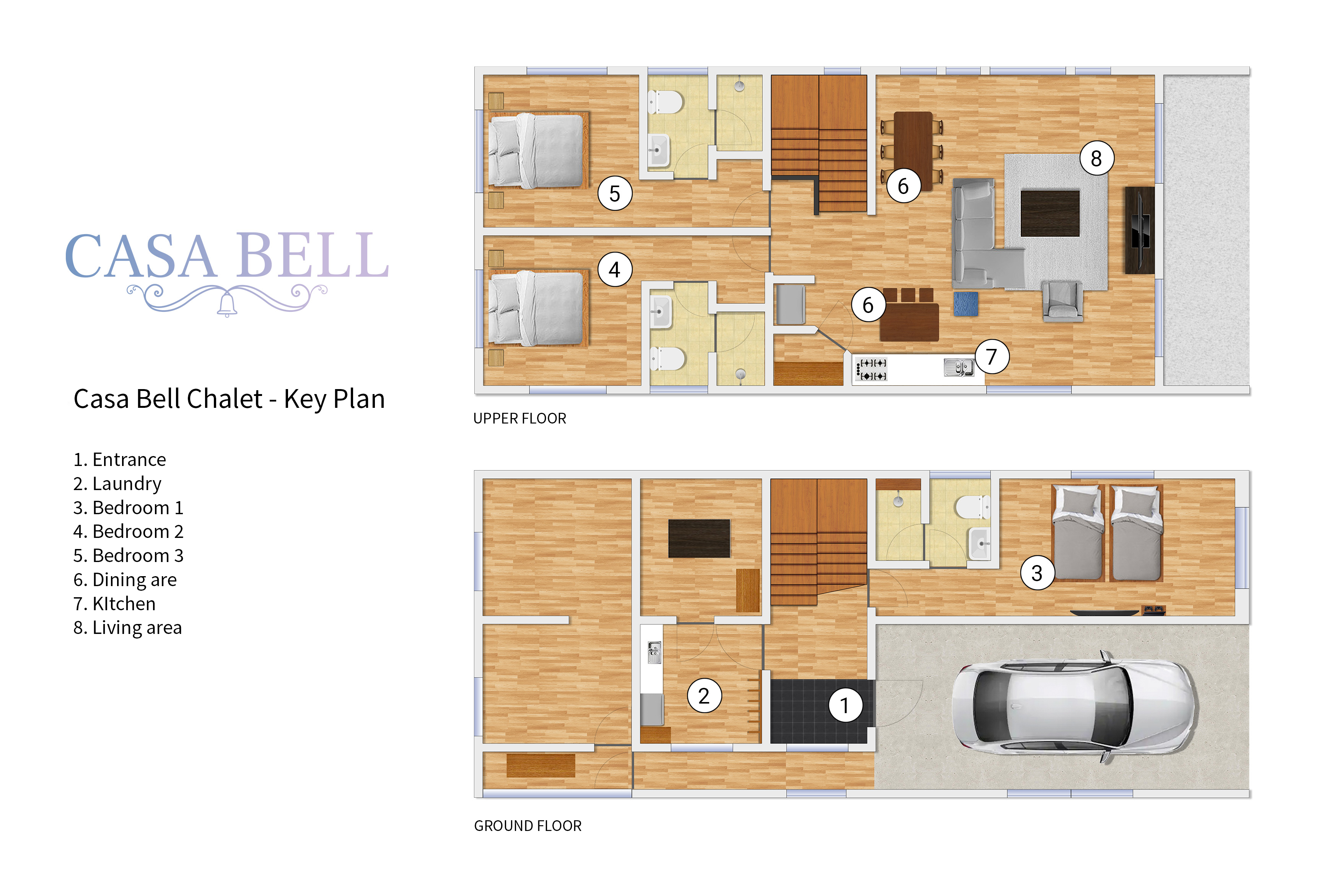 Casa Bell Chalet - Floorplan<br />